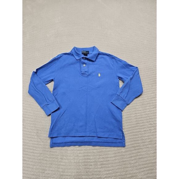 Polo Ralph Lauren Other - Polo Ralph Lauren Shirt Boys Small 8 Blue Long Sleeve Polo